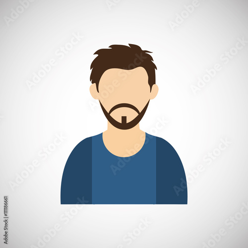 businessman design. corporate icon. Isolated illustration 