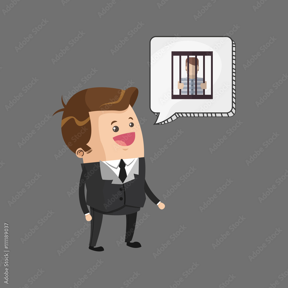 Law design. Justice icon. Grey background, vector illustration Law design. Justice icon. Grey background, vector illustration