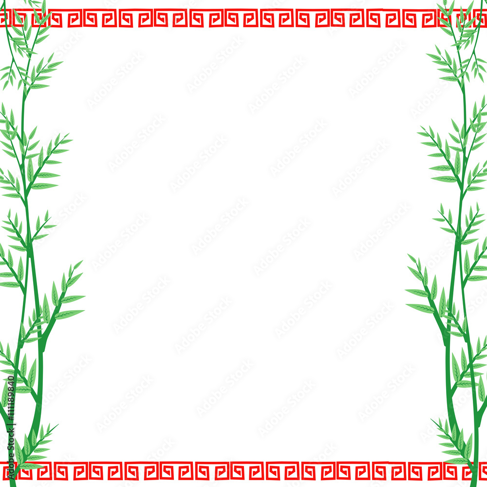Nature green leaf border frame Nature green leaf border frame