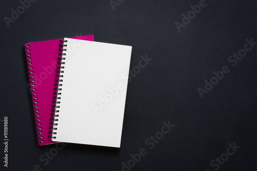 blank spiral notebook