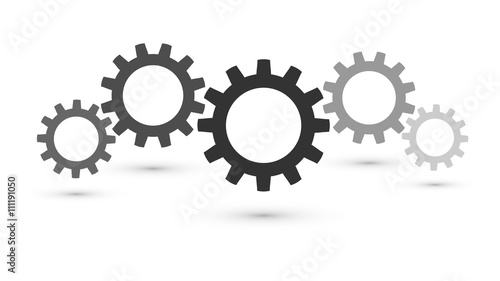 simple gears icon