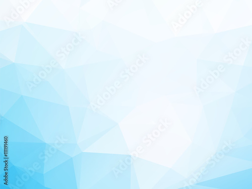 blue triangles background
