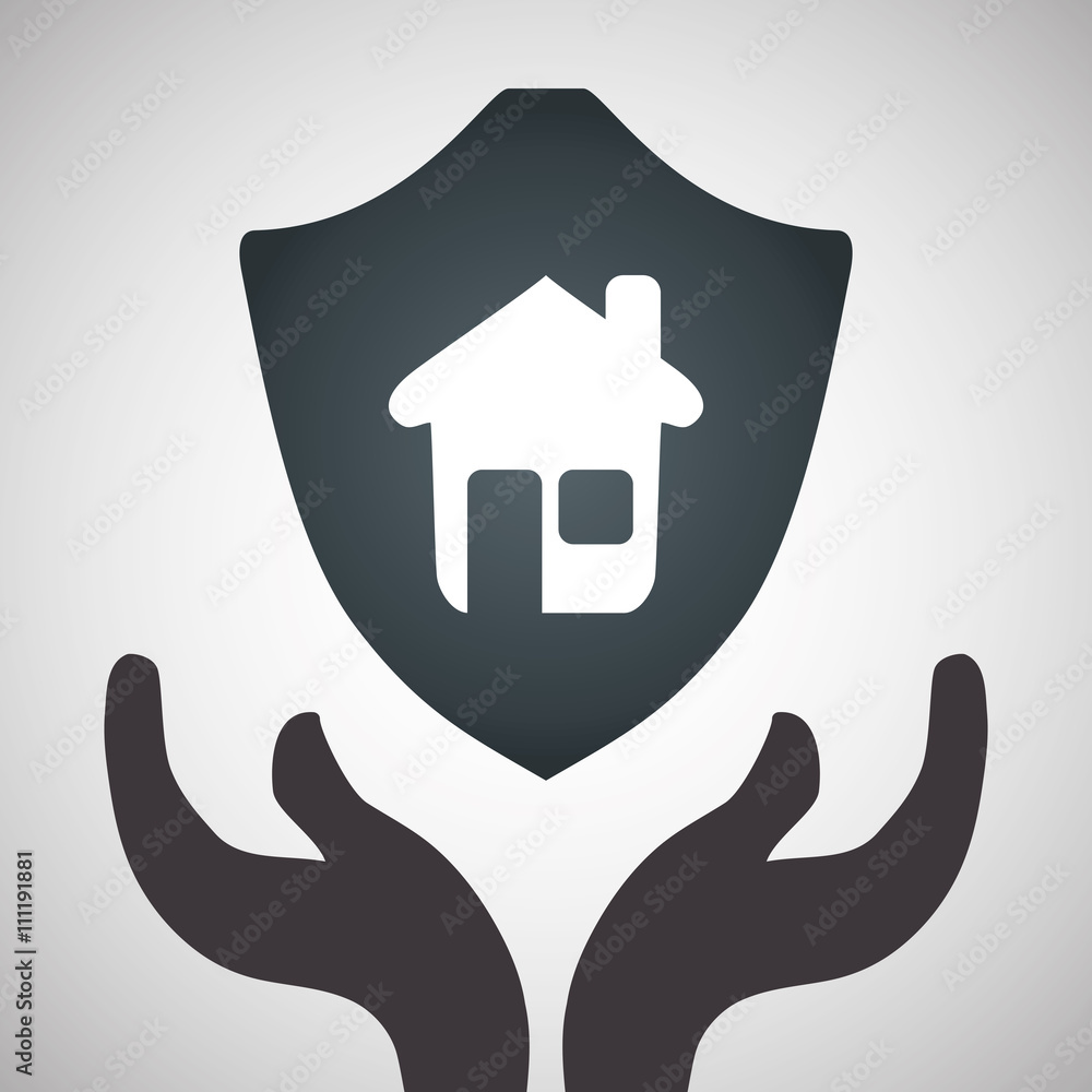 Insurance design. protection concept. isolated illustration Insurance design. protection concept. isolated illustration