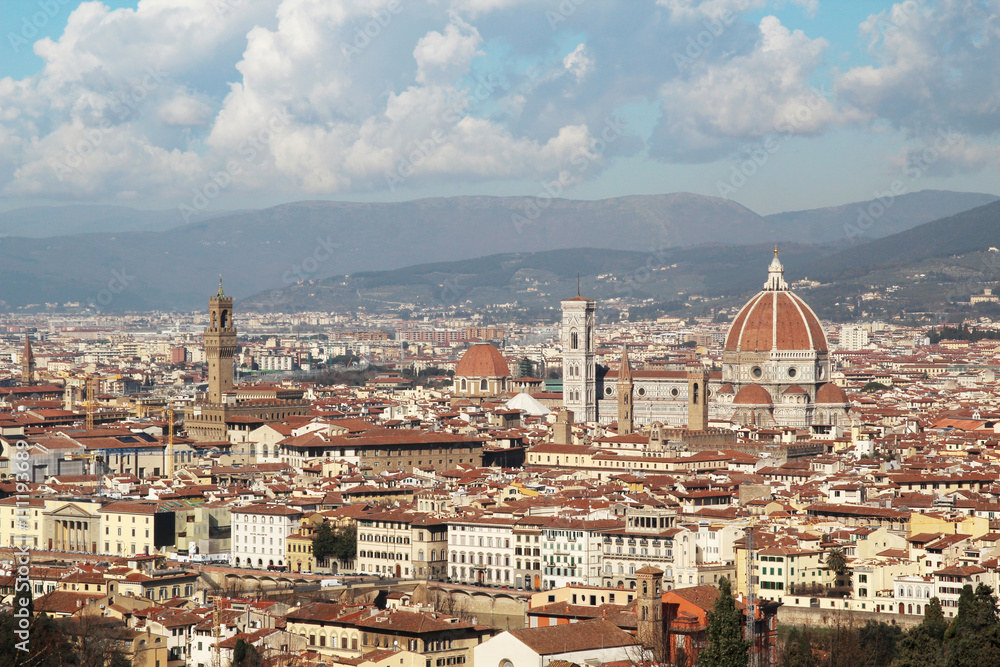 Panorama of Florence, Italy 