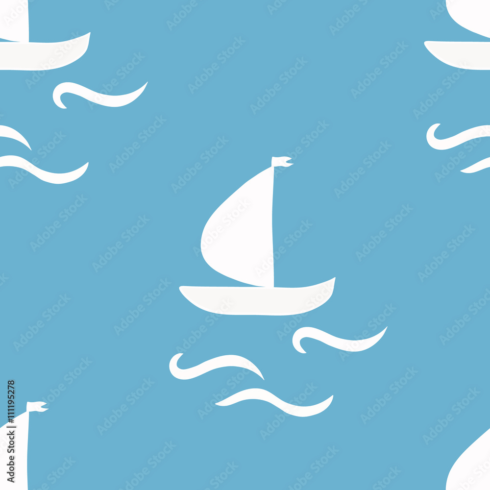 seamless sailboat pattern seamless sailboat pattern