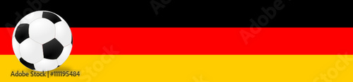 Fußball Deutschland Banner