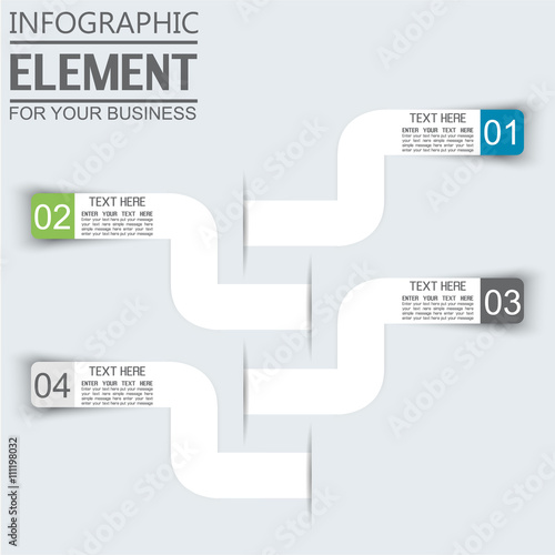 ELEMENT FOR INFOGRAPHIC TEMPLATE GEOMETRIC FIGURE THIRD EDITION