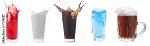 drinks isolated