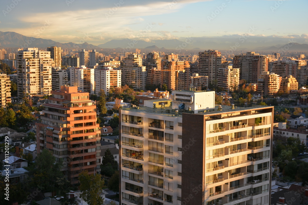 Fototapeta premium Landscape in Santiago Chile