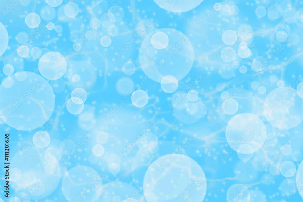 blue water background with bokeh. blue water background with bokeh.