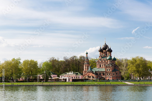 Moscow, Russia, the Trinity church in Ostankino