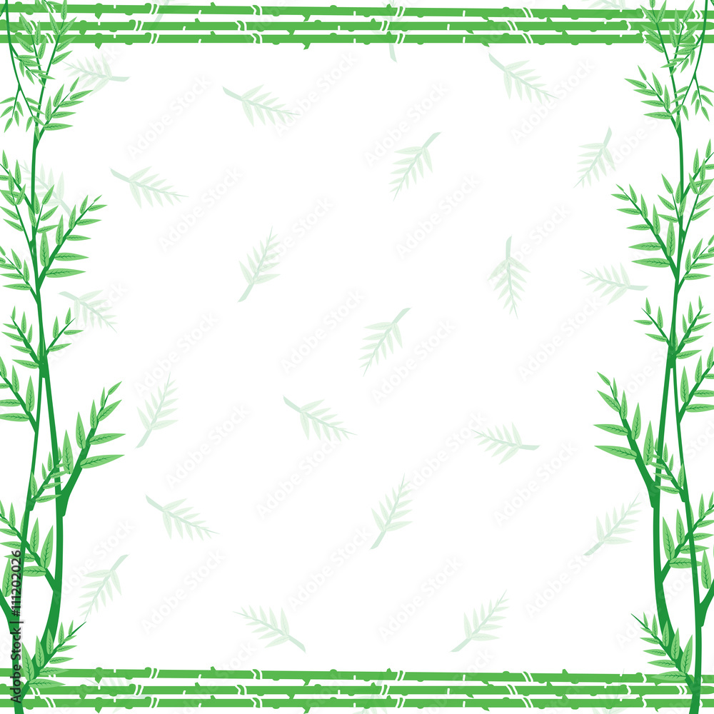 Nature green leaf border frame Nature green leaf border frame