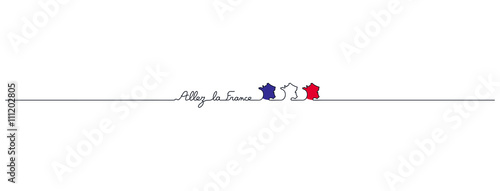 ALLEZ LA FRANCE TEXTE MANUSCRIT