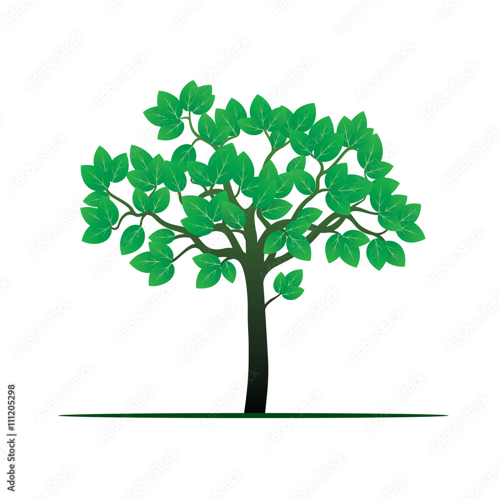Green Tree. Vector Illustration. Green Tree. Vector Illustration.