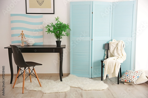 Modern room design interior