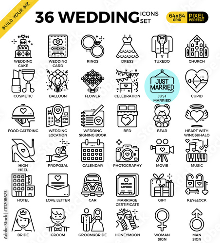 Wedding & Love Icons
