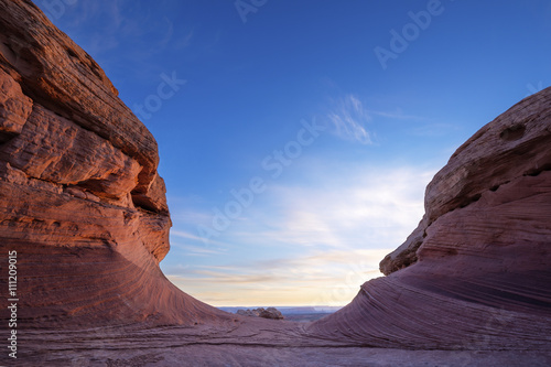 Scenic View of Sandstone formations
