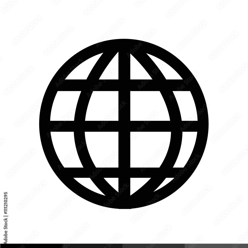 Globe earth icon illustration design Globe earth icon illustration design