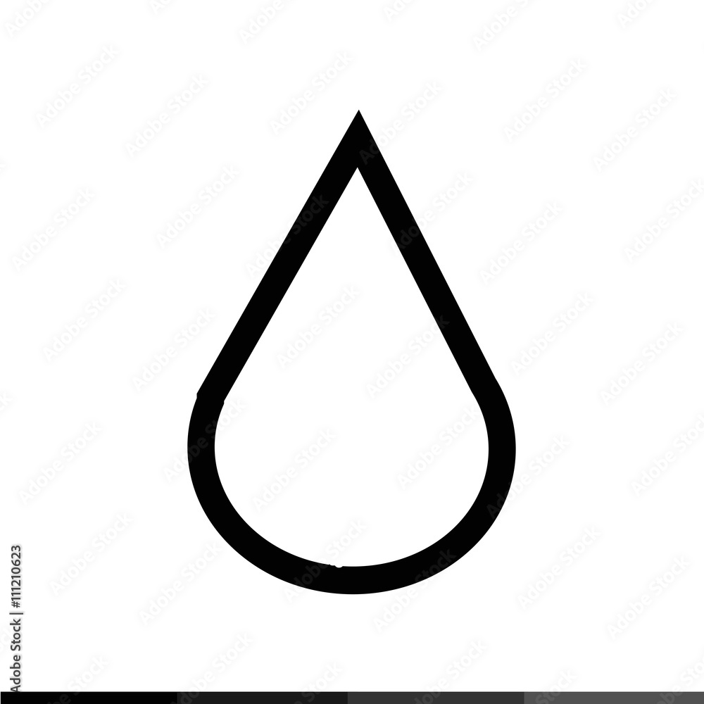 Water Drop Icon illustration design Water Drop Icon illustration design