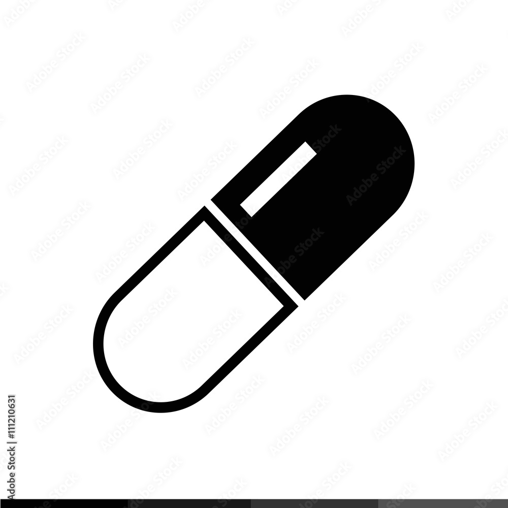 Medicine Icon , pill icon illustration design Medicine Icon , pill icon illustration design