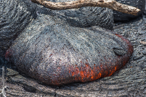 Obraz na płótnie Close up lava flow