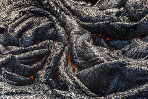 Obraz na płótnie Close up lava flow