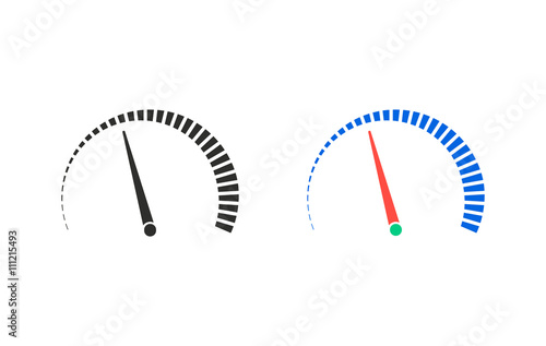 Speedometer- vector icon.