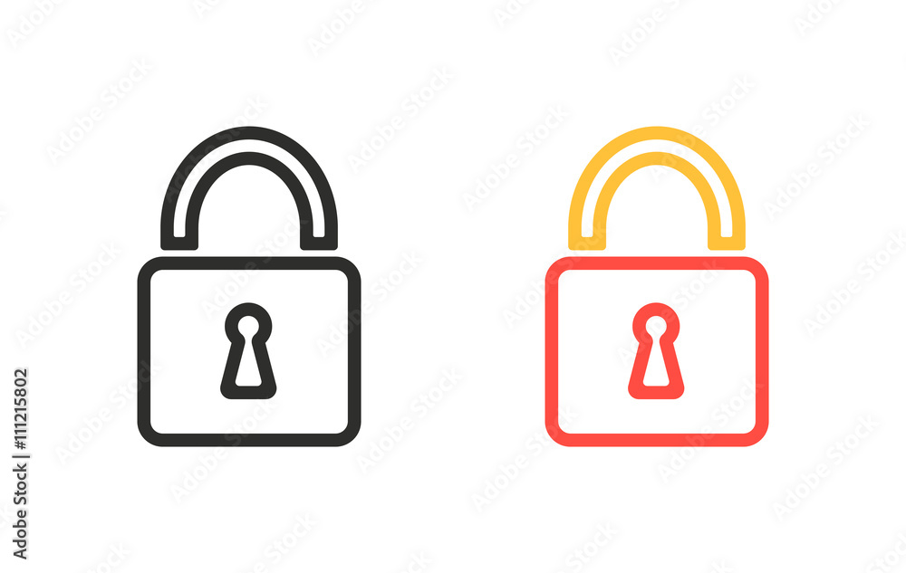 Lock - vector icon. Lock - vector icon.