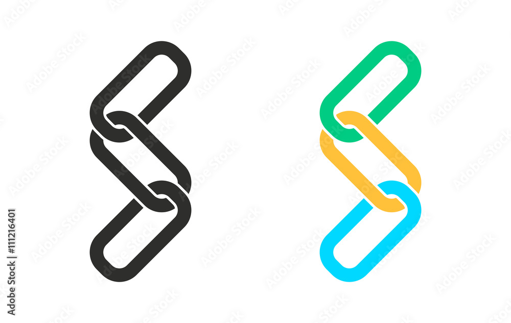 Link - vector icon. Link - vector icon.