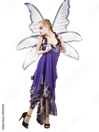 image if a beautiful young fairy posing.