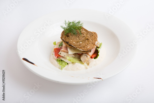 Wallpaper Mural Ceasar salad with crouton Torontodigital.ca