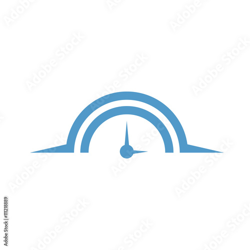 Time Clock vector logo icon