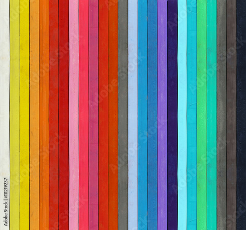 Crayons - detail of the colored pastels