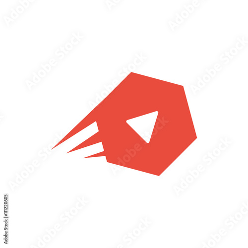 Video vector logo icon