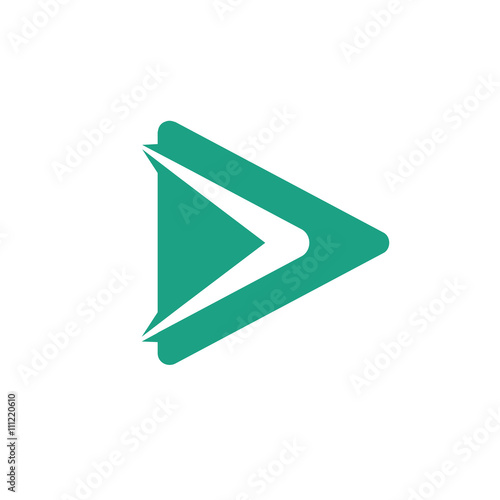 Video vector logo icon