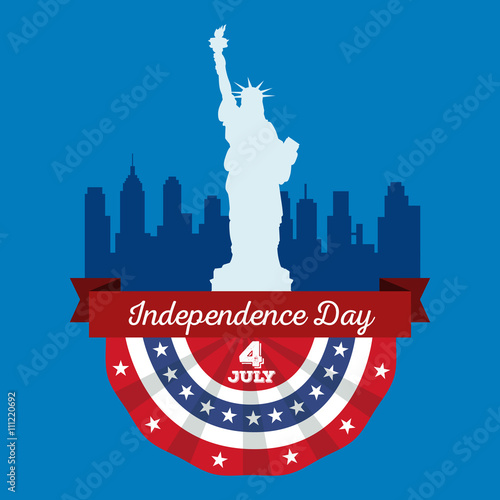 Happy fourth of july, Independence Day Vector Design illustraion