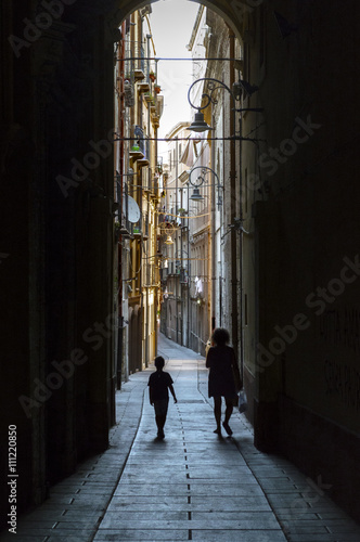 Calles del centro hist  rico de Cagliari
