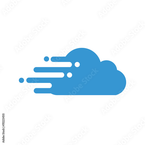 Cloud logo icon vector