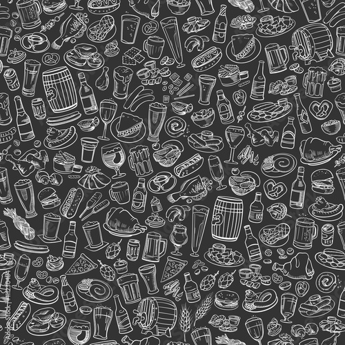 sketchy beer and snacks