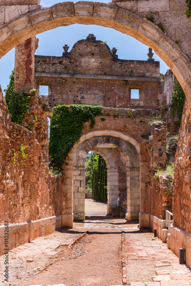 Ruins of Scala Dei, a medieval Carthusian Monastery in Catalonia