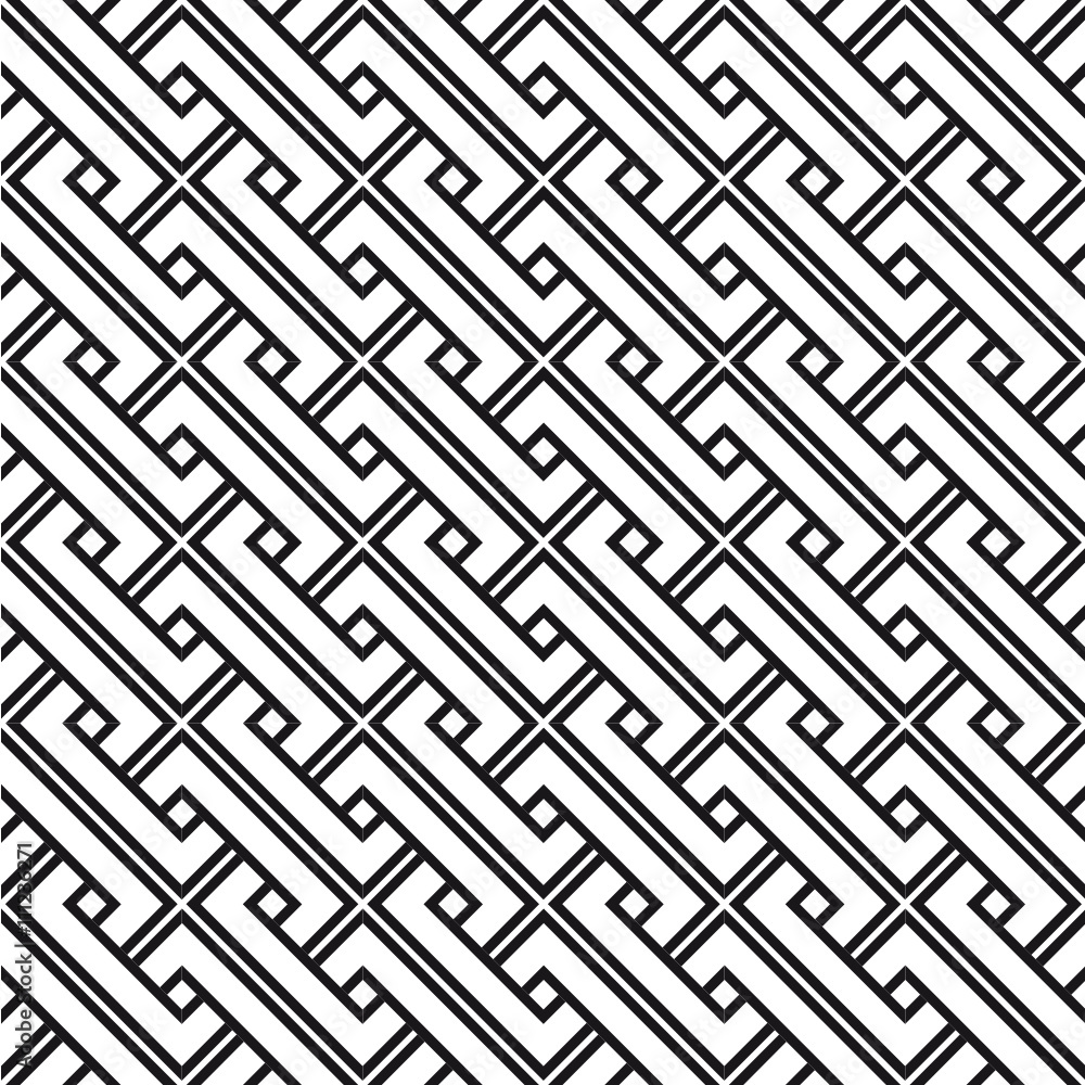 An elegant black and white vector pattern, geometric square tiles An elegant black and white vector pattern, geometric square tiles