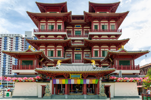 Buddha Tempel und Museum in China Town, Singapur