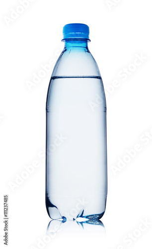 Blue bottle of water