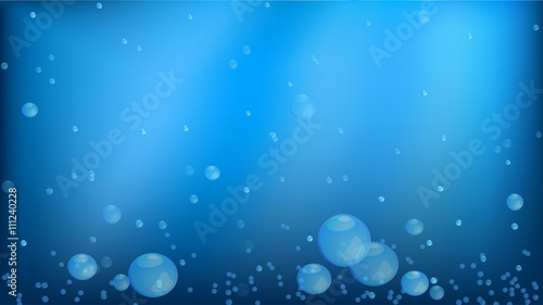 Bubbles under water