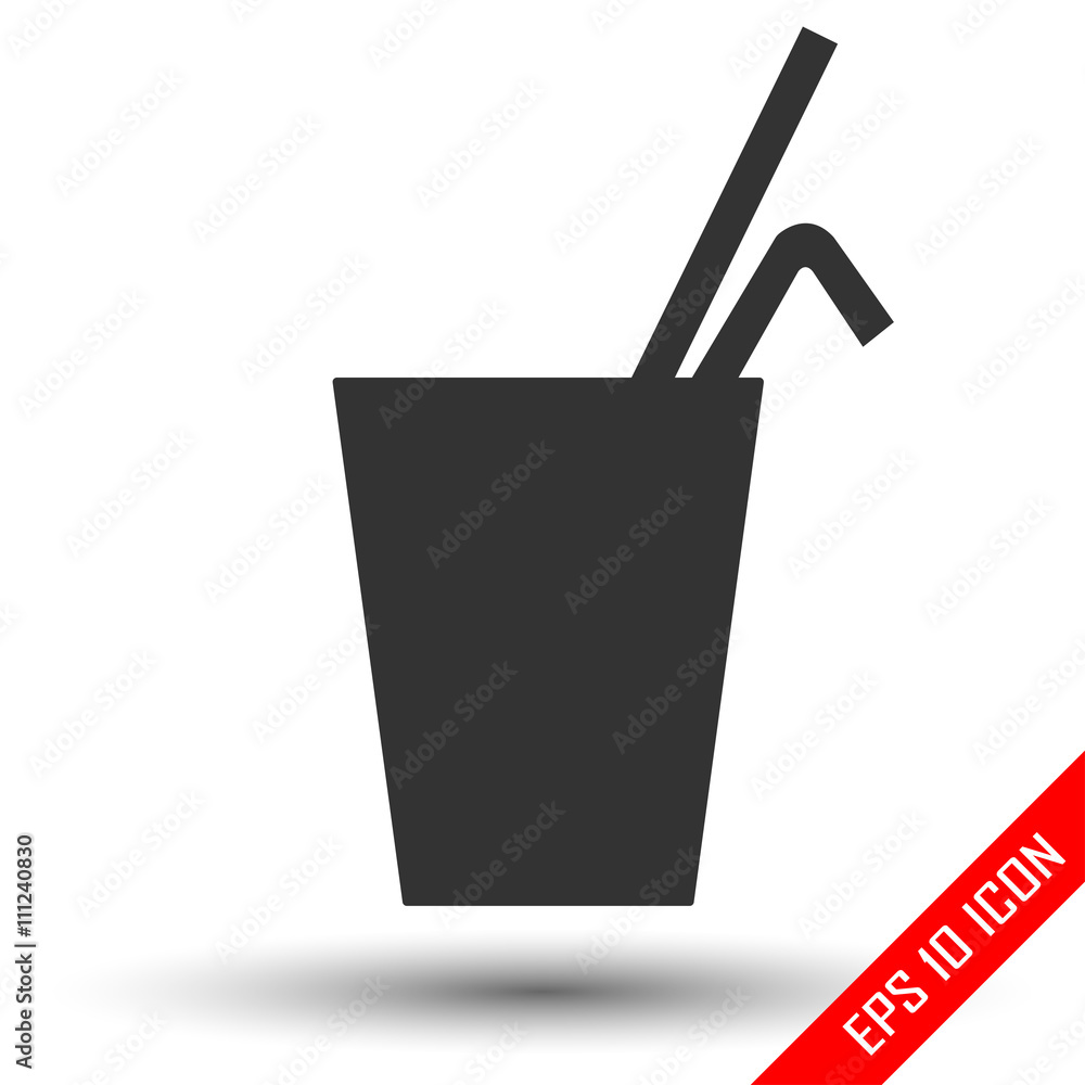 Glass icon. Beverage icon. Glass vector. Flat icon of beverage shape glass. Glass icon. Beverage icon. Glass vector. Flat icon of beverage shape glass.
