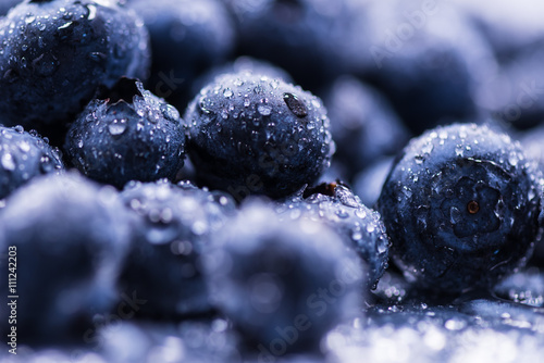Blueberry, fruit, close-up, macro.