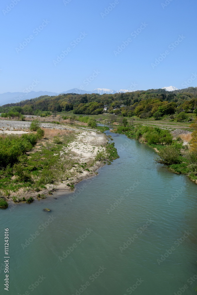 River and Mountain Landscapes