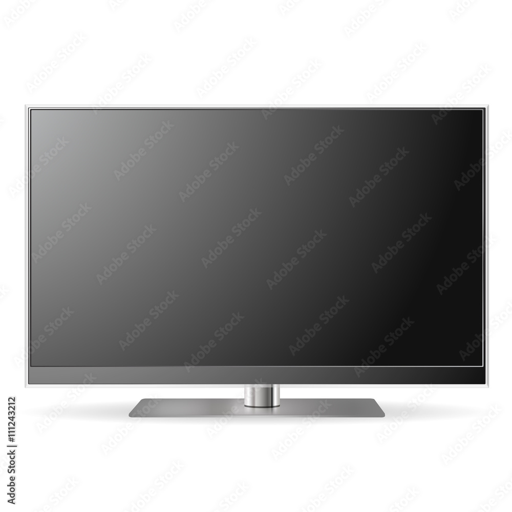led lcd tv set model. Vector icon. led lcd tv set model. Vector icon.