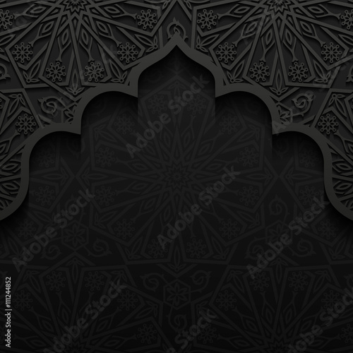 Abstract background with traditional ornament