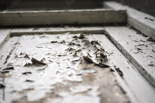 texture of white shabby paint